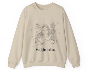 Schütze Crewneck Sweatshirt, Schütze Shirt, Sternzeichen Shirt, Astrologie Shirt, Schütze Sweatshirt