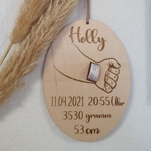 Birth sign | Gift for birth | Hanger for the birth bracelet | Birth | Baby | Baptism