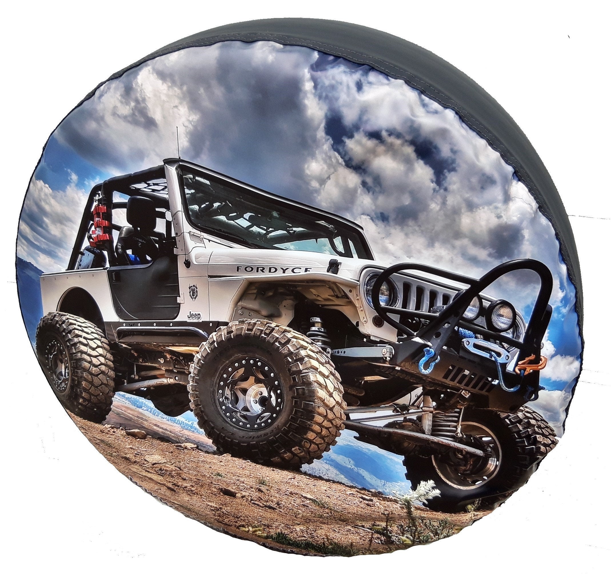 Discover Wrangler 15" 16" 17" Made With Your Size Soft Spare Wheel Tire Cover