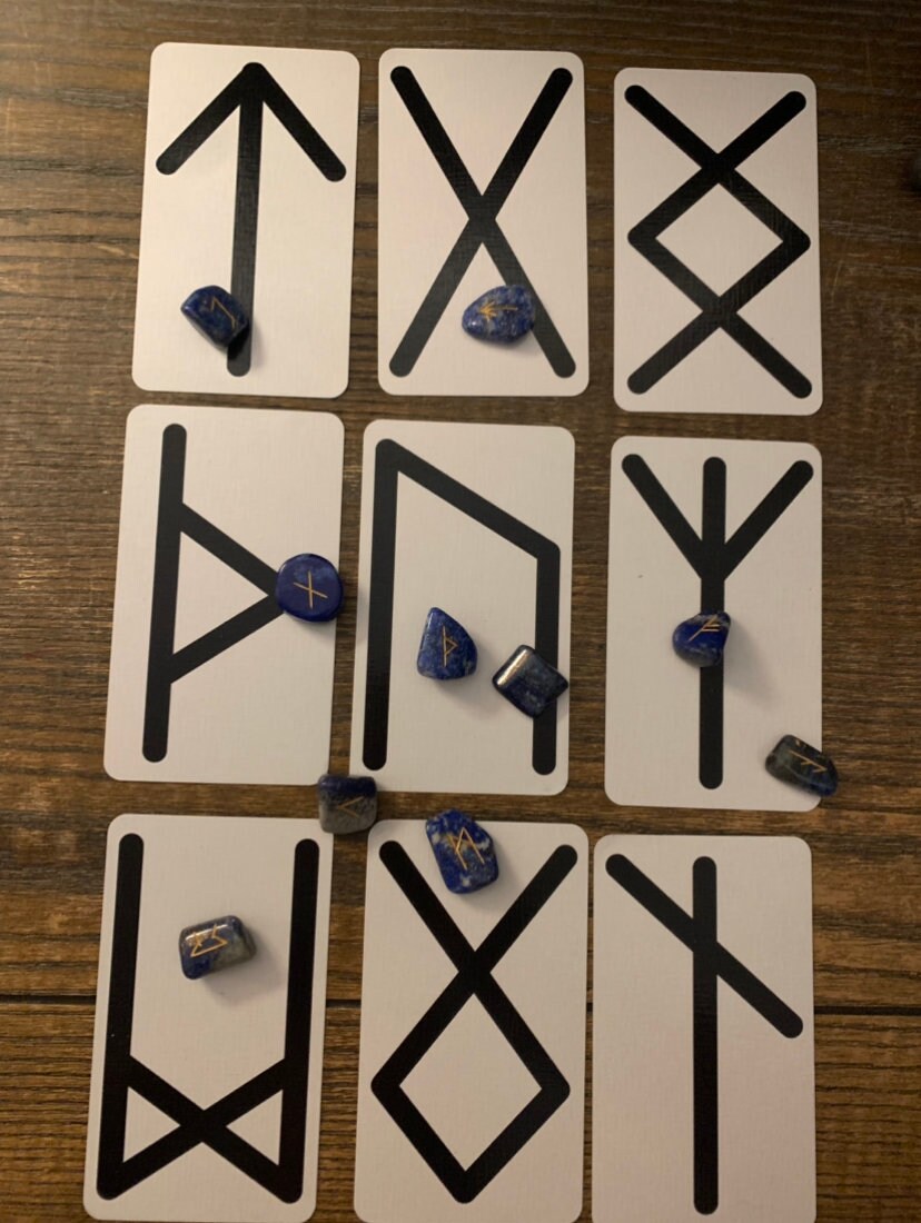 Custom Rune Set Wearable Rune Reading - Custom Rune Bracelet & Reading - Etsy