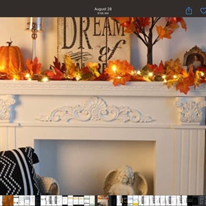 Fall Thanksgiving leaves and light Garland.  Single strand as shown in pic 1. Set of 2 strands includedSALE