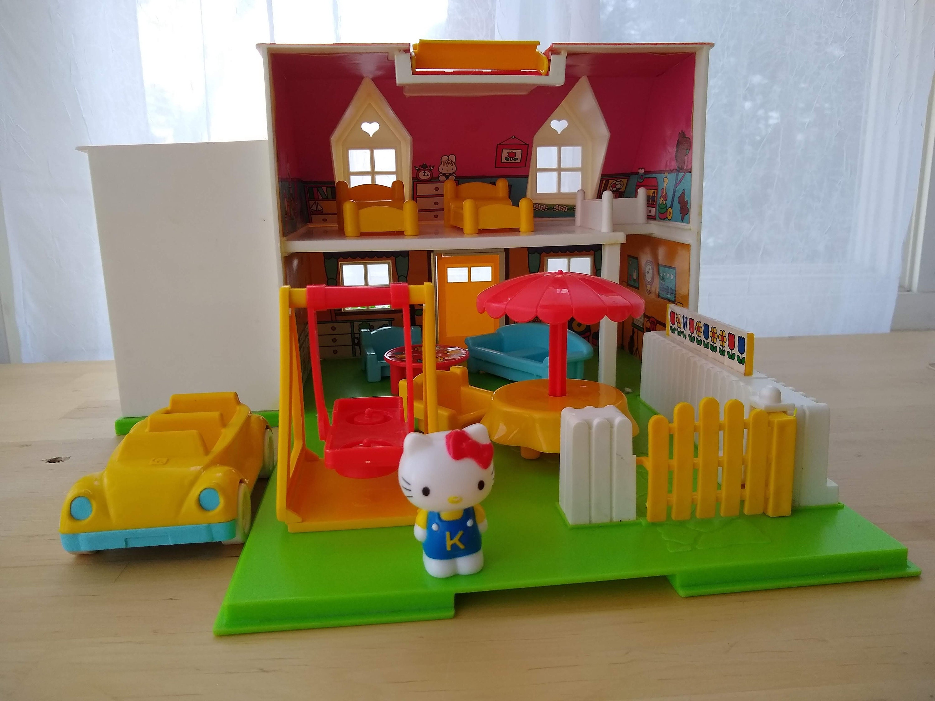 Vintage Sanrio 1984 Hello Kitty House Playset- Incomplete Playset