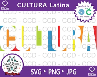 Cultura SVG-Cultura Latina, Español, Download, Silhouette Studio, Cricut, Cut Files