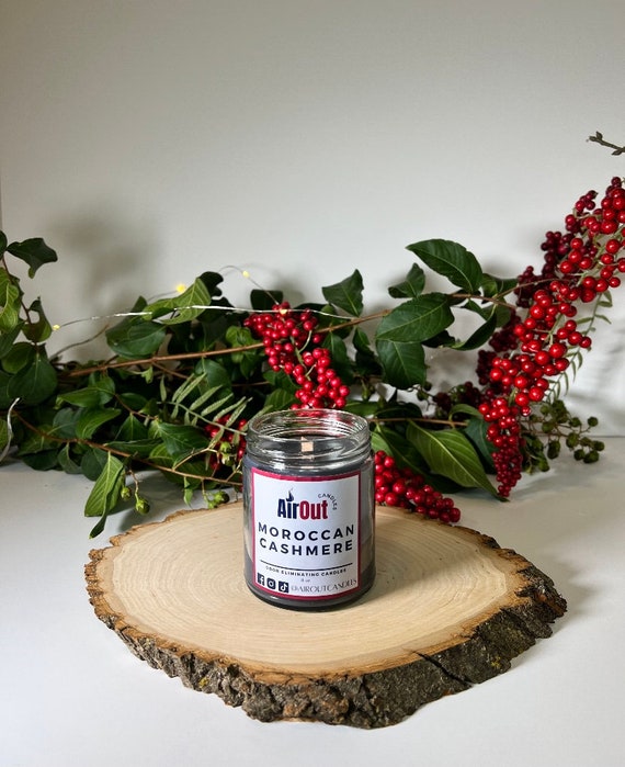 Moroccan Cashmere Candle Cinnamon Infused Wood Wick Etsy