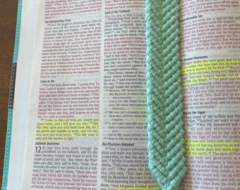 Handmade Macrame Bookmark with Wood Bead