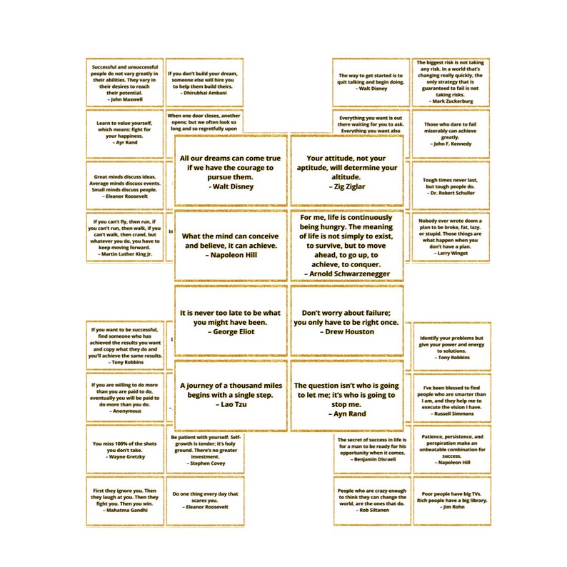Printable Success Quote Cards Vol. 2 Affirmation Deck - Etsy