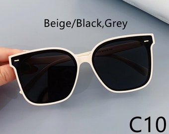Vintage Oversized Sunglasses Women 2022 Luxury Large Half Frame