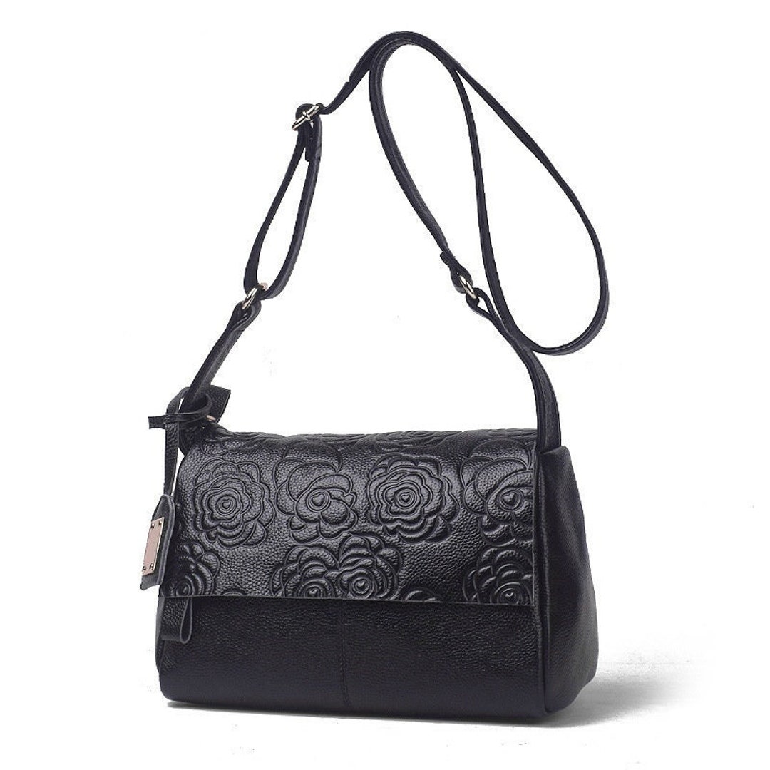 Bag women's bag new Korean niche pebbled pattern first layer