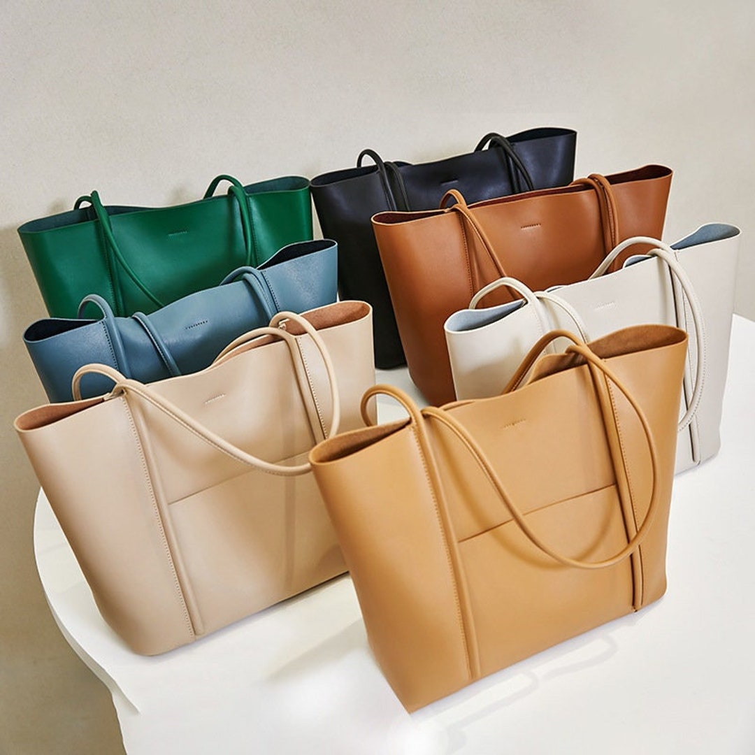 High-quality Leather Large Bag 2022 New Fashion Tote Bag - Etsy High-quality Leather Large Bag 2022 New Fashion Tote Bag - Etsy