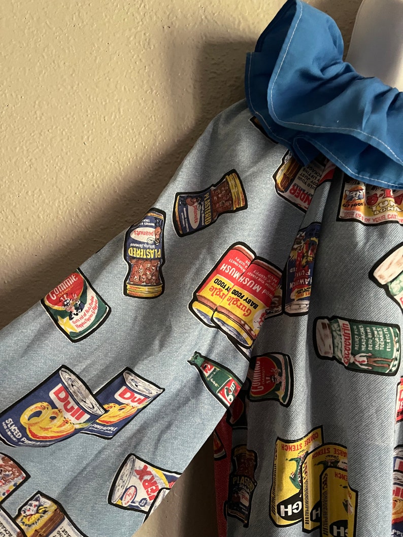 Vintage Halloween Costume, Vintage Clown Costume With Neck Ruffle