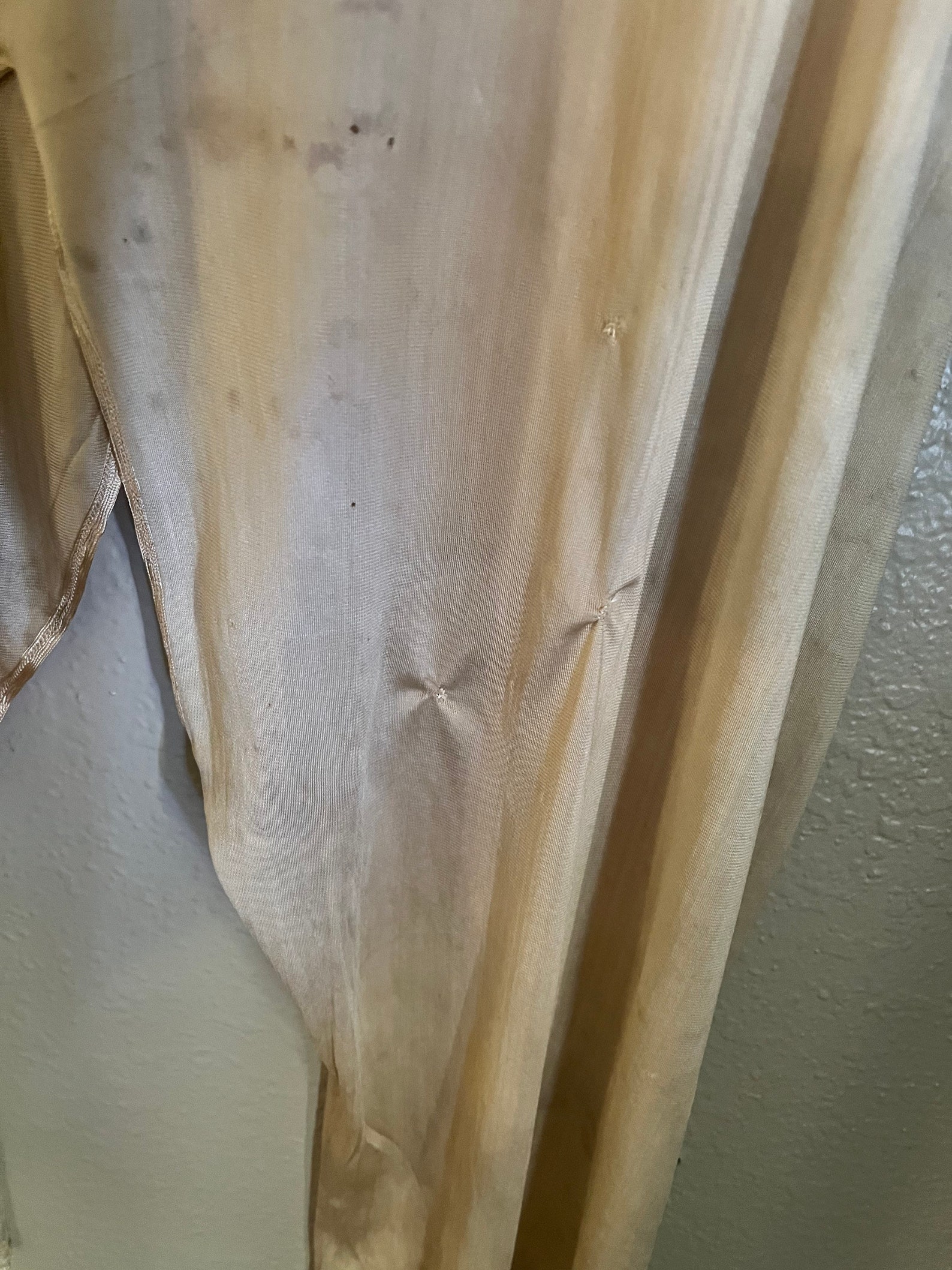 VINTAGE Edwardian 1900s Silk Union Suit Long Underwear Etsy