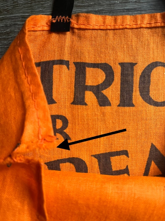 VINTAGE 1950’s Halloween Trick-orTreat Bag, Vinta… - image 7