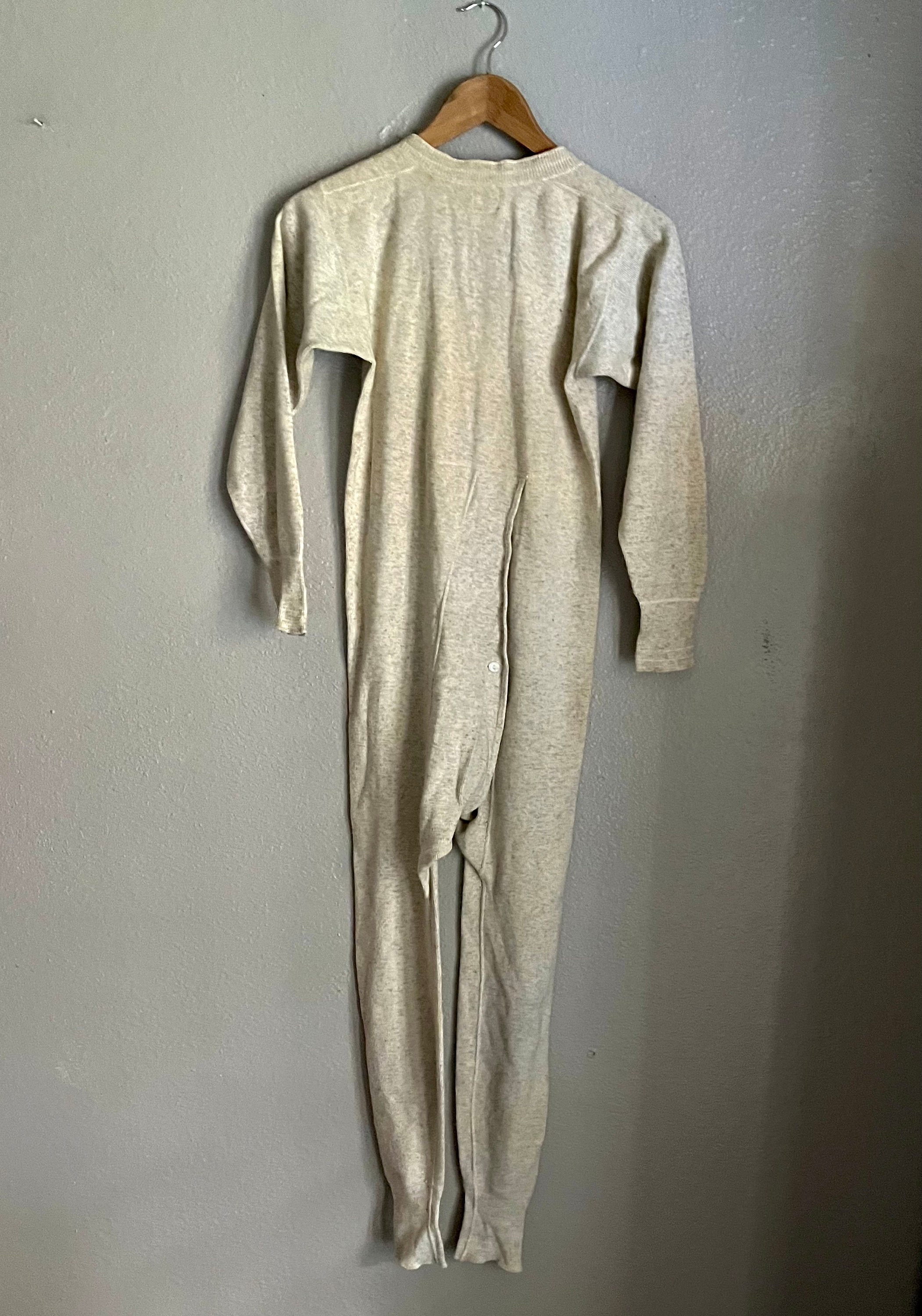 VINTAGE 1930s Wrights Health Underwear, Wool & Cotton Union Suit