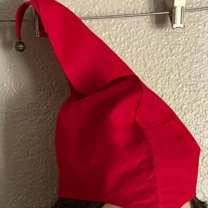 Vintage 1920’s Cotton Clown Jester Costume, Antique Bells, 4 Pieces, Vintage Elf, XS Bild 9