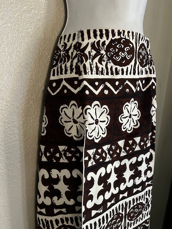 vintage African batik skirt