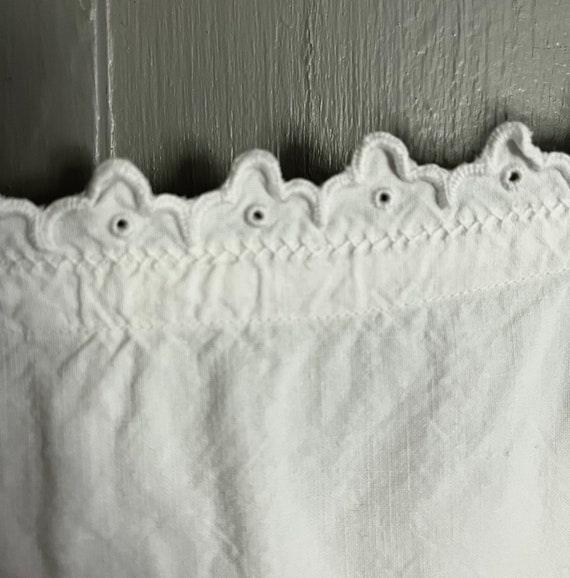 VINTAGE Edwardian - 1910’s Crisp Cotton, A-line C… - image 8