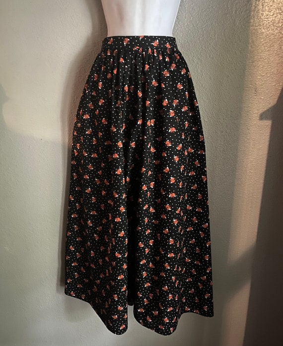 VINTAGE Halloween Costume, 1940’s Vintage Witch Print… - Gem