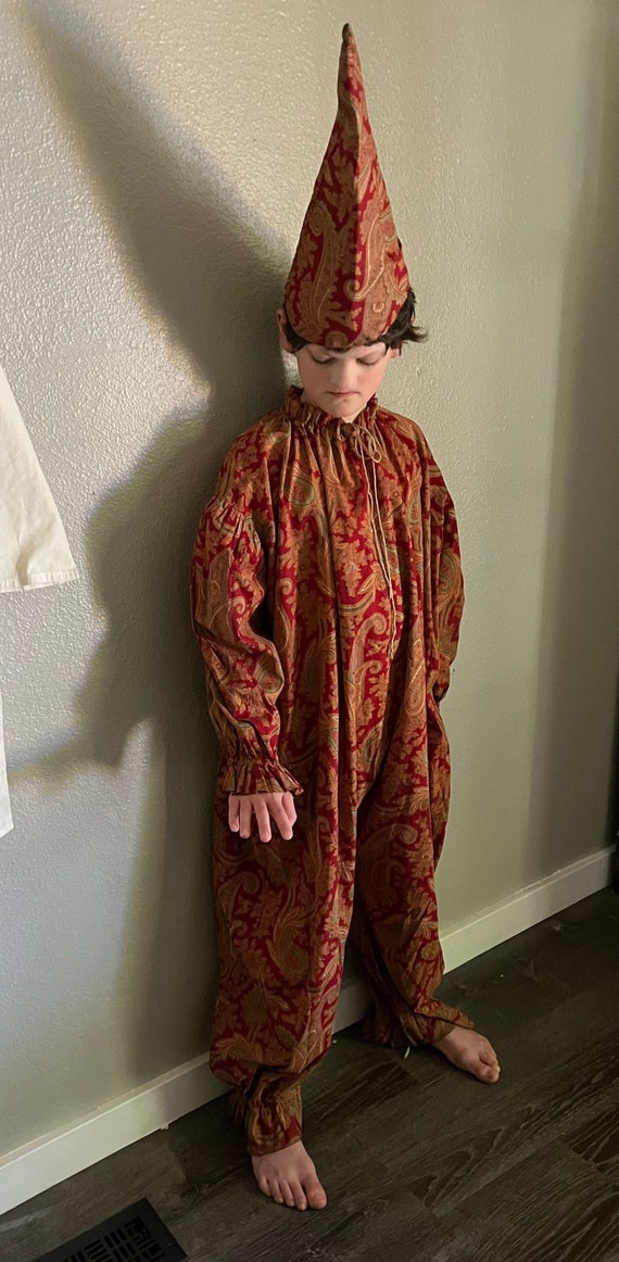 ANTIQUE Halloween Costume, Late Victorian 1900's Gem