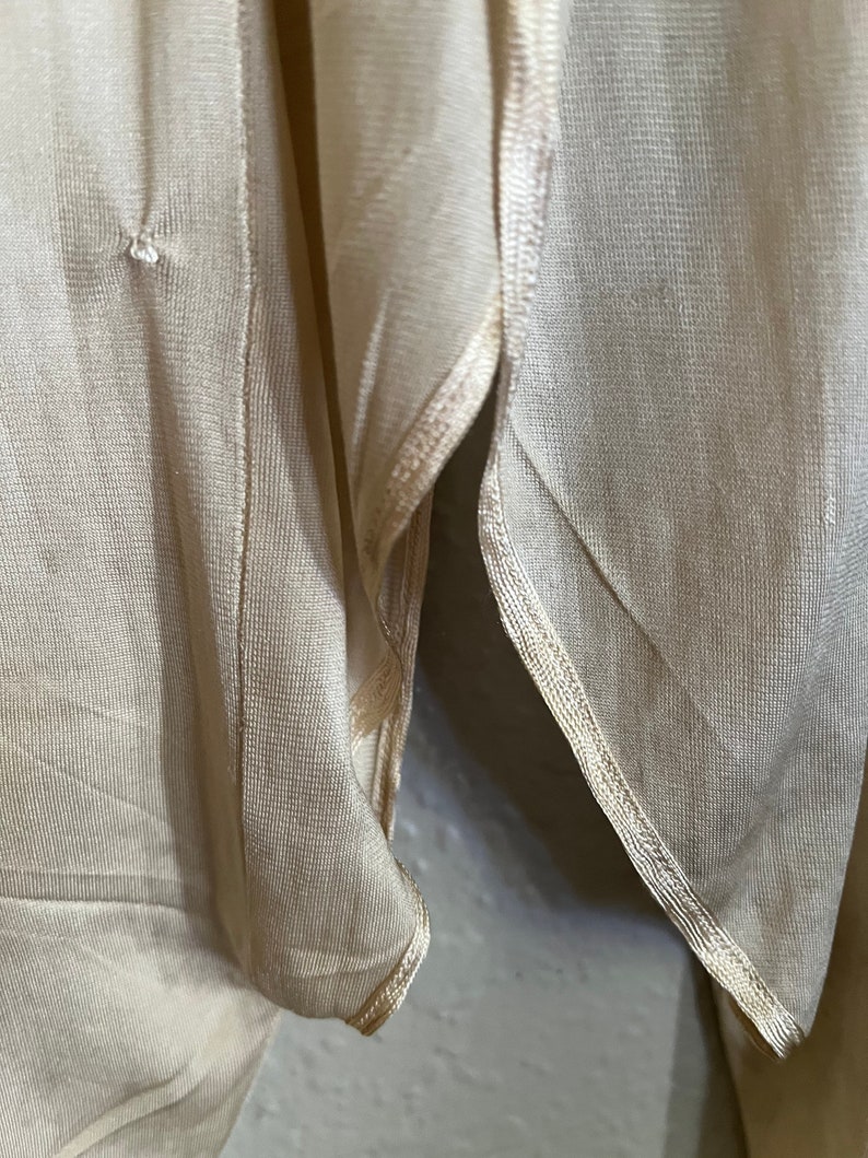 VINTAGE Edwardian 1900s Silk Union Suit Long Underwear Etsy