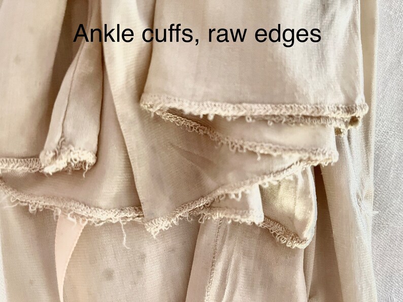 VINTAGE Edwardian 1900s Silk Union Suit Long Underwear Etsy