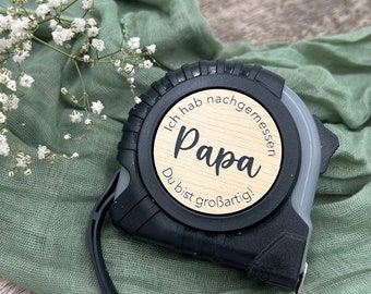 Papa/Opa Großartig | Personalisiertes Maßband/Rollmaßband 5m