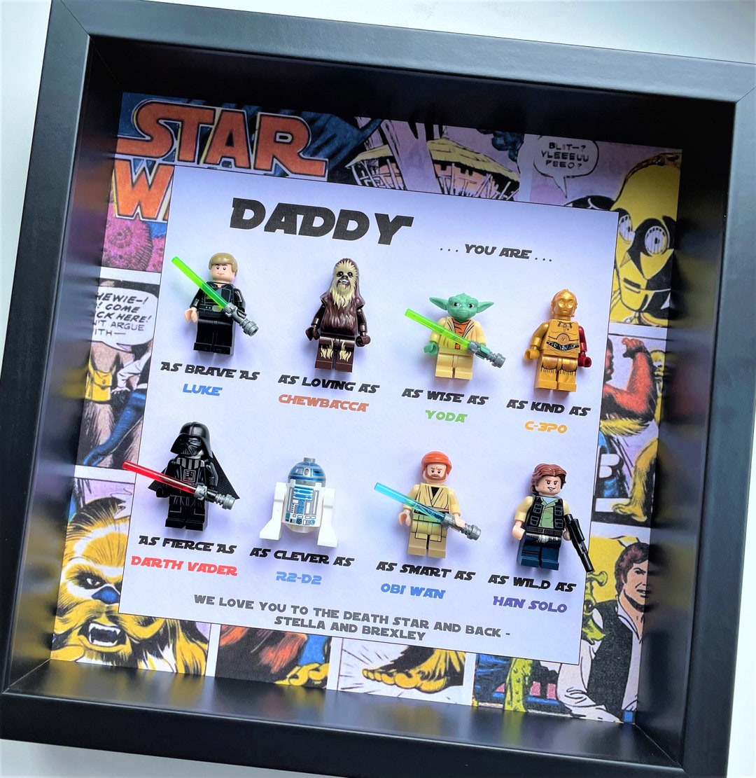 Personalised Star Wars Christmas Gift for Dad Character Etsy UK