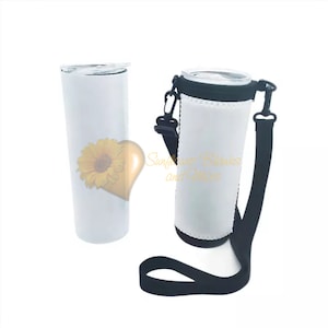 Sublimation 20 oz Tumbler Carry Bag ~  Blank Tote made of Neoprene ~ 20oz Sublimation Tumbler Totes