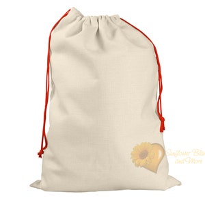 BLANK Sublimation Santa Sack ~ 19.5" x 26.5" Santa Sack Large ~ sublimation santa sacks ~ sublimation santa sacks sub