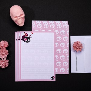 Pretty Skulls Stationery
