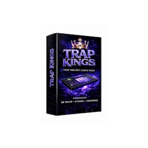 Trap Melody Loops Pack, 37 lizenzfreie Trap Loops, dunkle Trap Melody Samples, Instant Download, Slime Green Beats