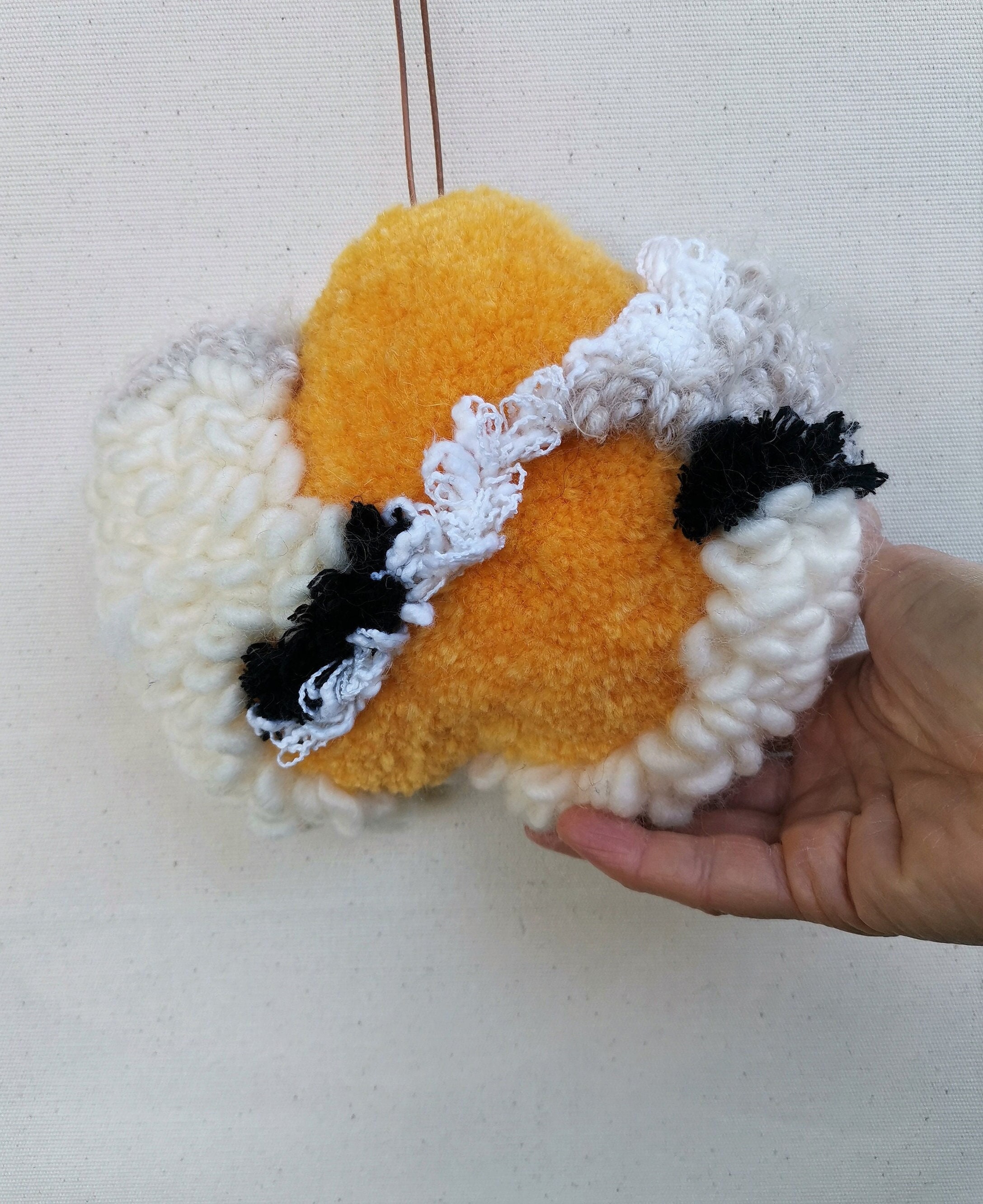 Décoration Murale en Punch Needle, Nuage à Suspendre