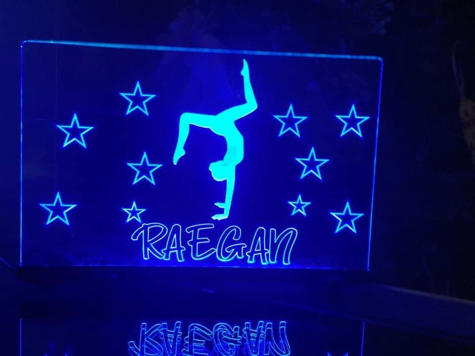 Laser Engraved Acrylic LED Sign With Remote Etsy