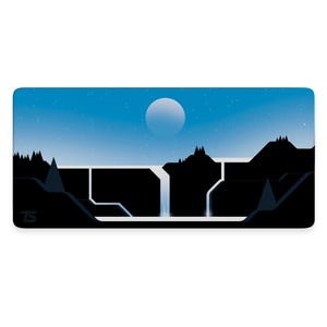 Techsource Mousepad - Dawn | 900x400/800x300 | Stitched Edges | Nonslip Rubber Base | Machine Washable | Speed and Control