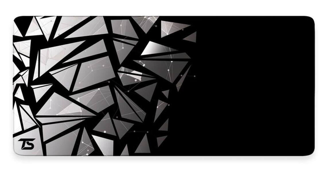 Techsource Mousepad Black Nexus XL 900x400cm/36x16 With Stitched Edges