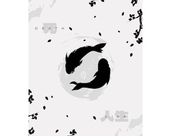 Koi White | Techsource Poster | 16x24