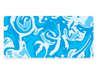 Techsource Mousepad - Camo Blue | 900x400/800x300 | Stitched Edges | Nonslip Rubber Base | Machine Washable | Speed and Control