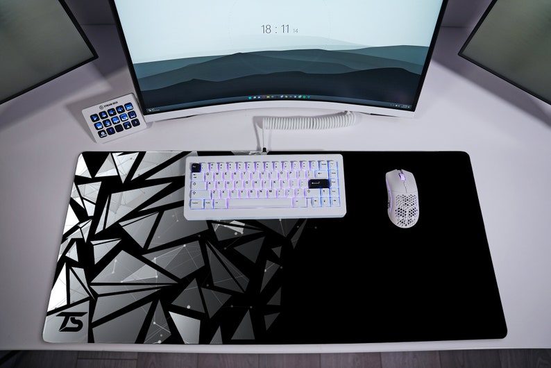 Techsource Mousepad Black Nexus Etsy