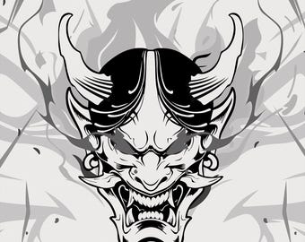 Techsource Acrylic Poster - Oni White | 16x24"