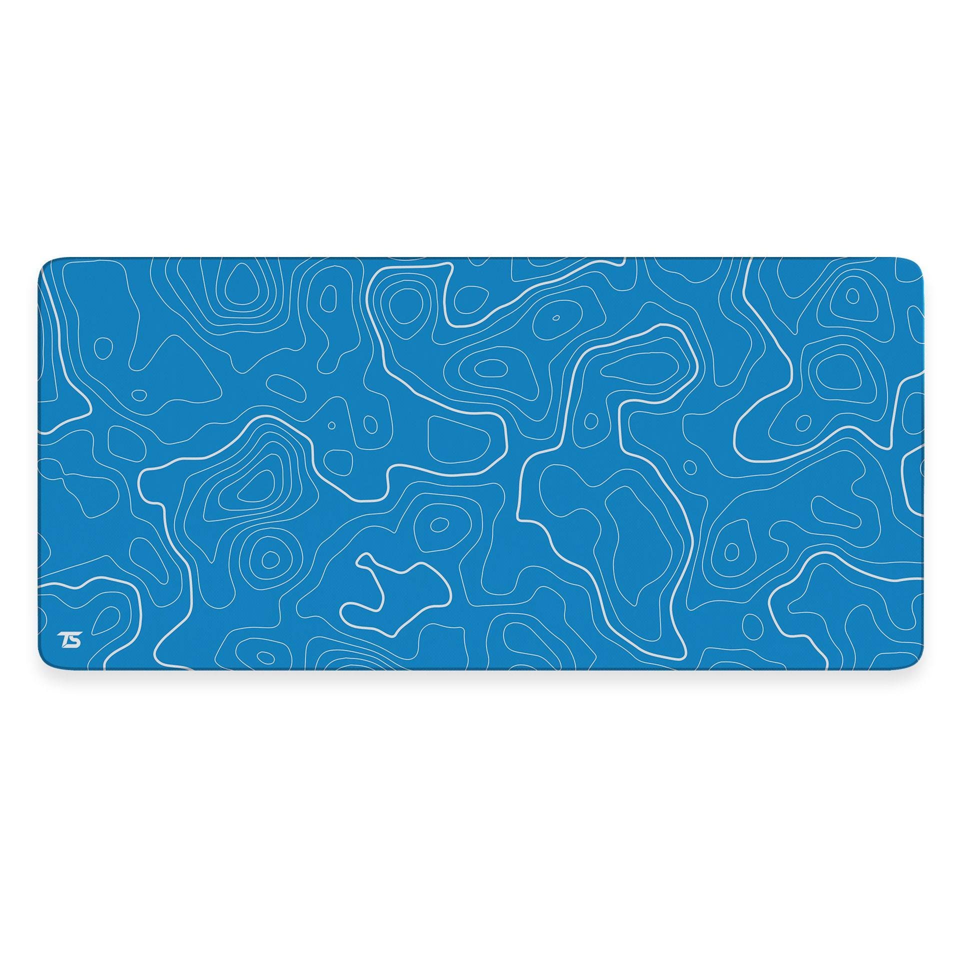 Techsource Mousepad - Topo Blue V2 | 900x400/800x300 | Stitched