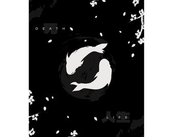 Koi Black | Techsource Poster | 16x24