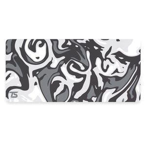 Techsource Mousepad - Camo Black | 900x400/800x300 | Stitched Edges | Nonslip Rubber Base | Machine Washable | Speed and Control