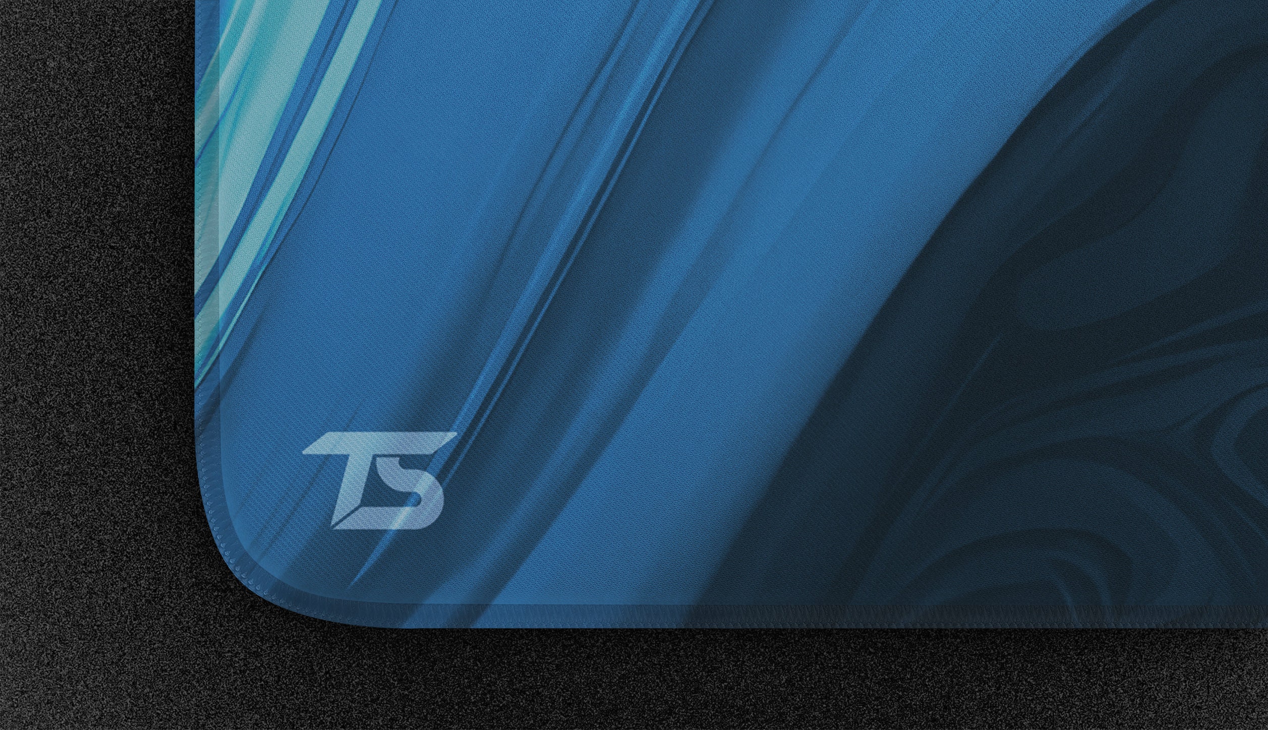 Techsource Mousepad Liquid Blue XL, 2XL and 3XL With Stitched Edges