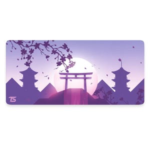 Techsource Mousepad - Kyoto | 900x400/800x300 | Stitched Edges | Nonslip Rubber Base | Machine Washable | Speed and Control
