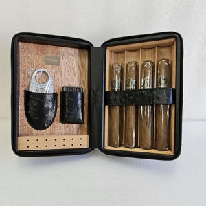 Benutzerdefinierte Humidor für Zigarrenraucher Reise Humidor Jubiläum Geschenkidee Humidor Box individuelle Geschenkidee für Mann Raucher Geschenk Jubiläumsgeschenk