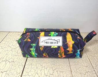 Forelzakje met rits: handgemaakte katoenen reisorganizer