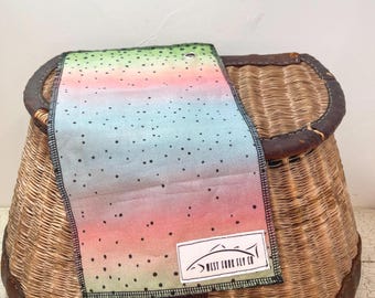Vissershanddoek-regenboogforel