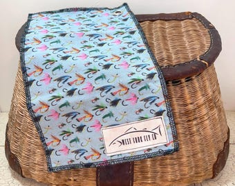 Angler Towel-Blauwe vliegen