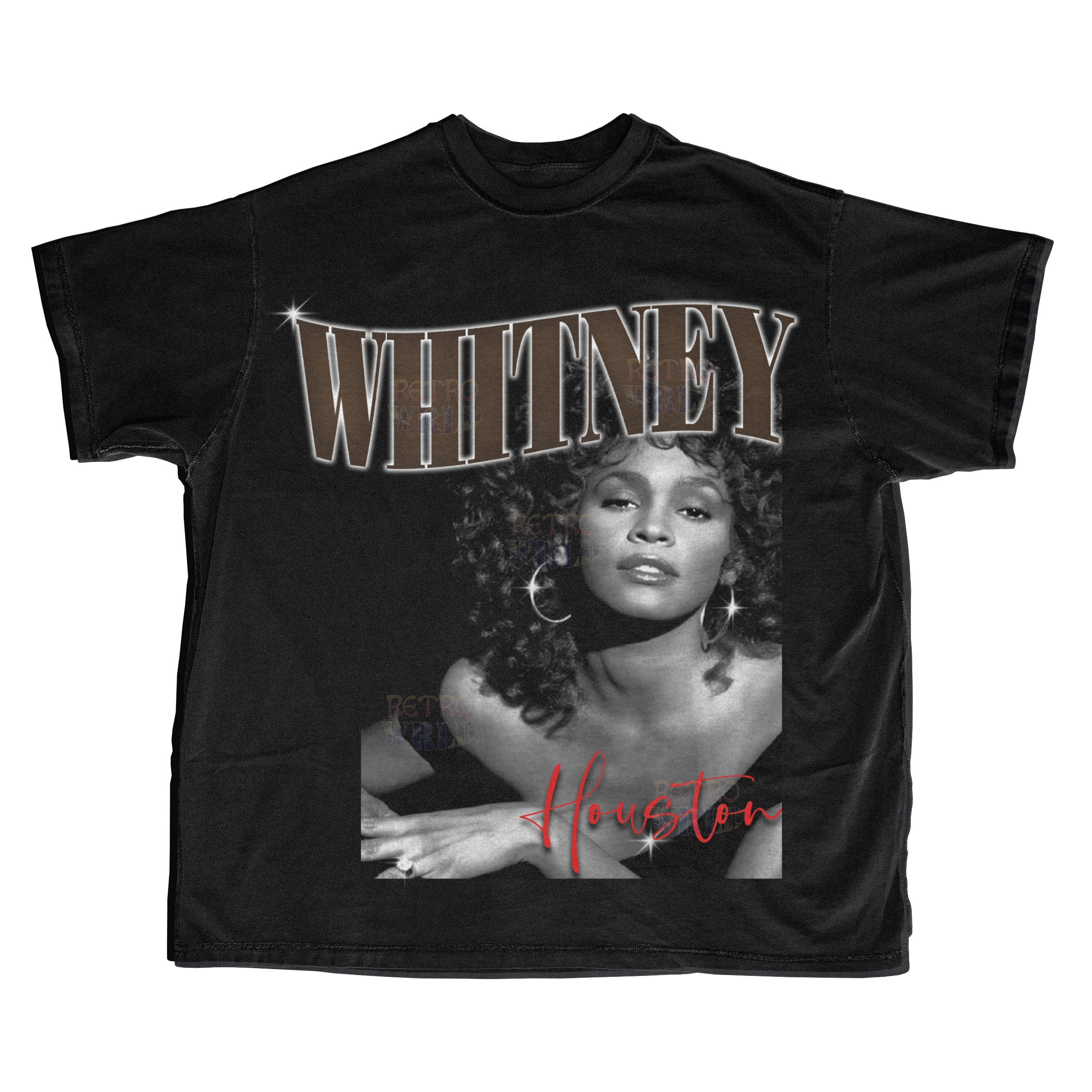 Discover Vintage 90S Bootleg Whitney Shirt, Whitney Houston Design