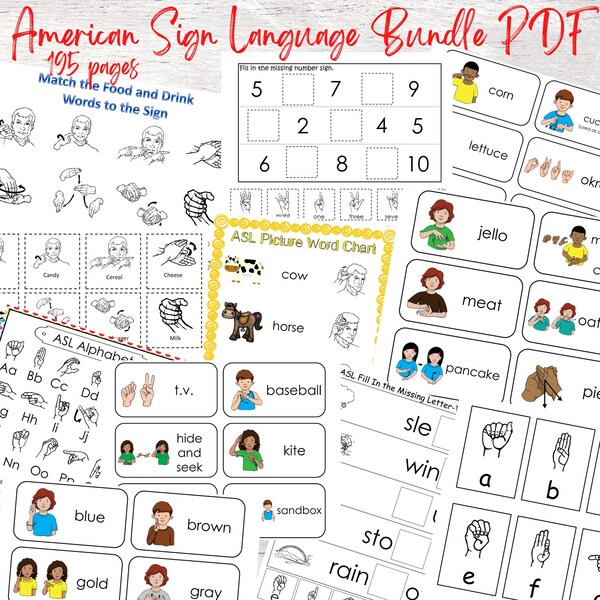 Sign Language Card - Etsy