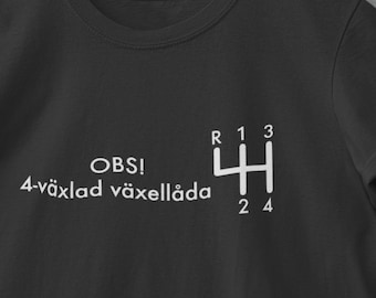 4-Gang-Getriebe schwedisches Auto-Hemd - Schaltgetriebe-T-Stück